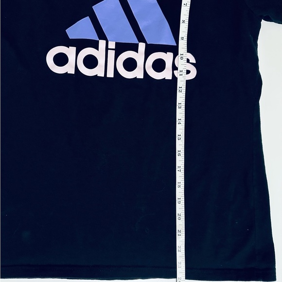 adidas Black Crew Neck Short Sleeve Tee - Picture 5 of 10